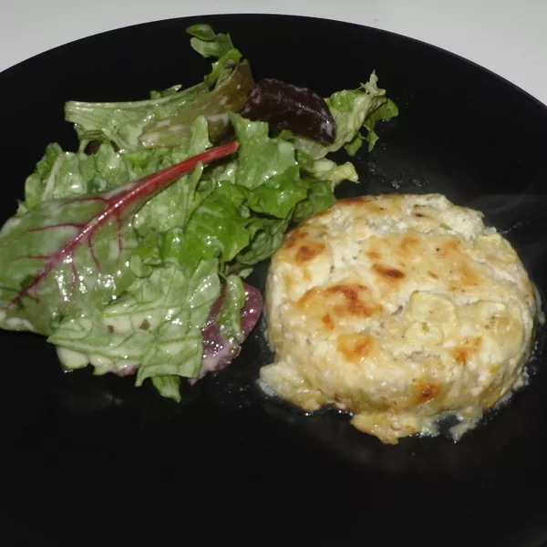 Gratin de ravioles aux courgettes