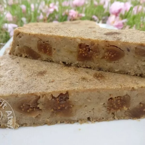 Pudding de pain aux Figues