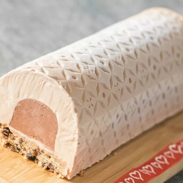  Bûche cookie, chocolat lacté caramel et noir (Laponie) SANS I-COOK'IN