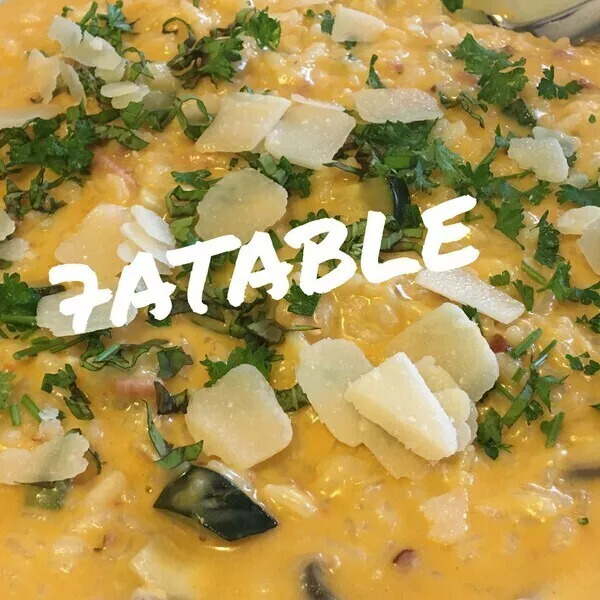 RIsotto Chorizo, courgettes et champignons