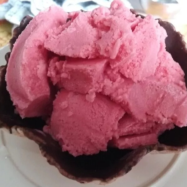 Glace à la fraise de ma Mémé Zabeth