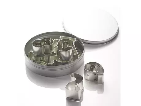 Découpoirs nombres de 0 à 9 3,8 cm