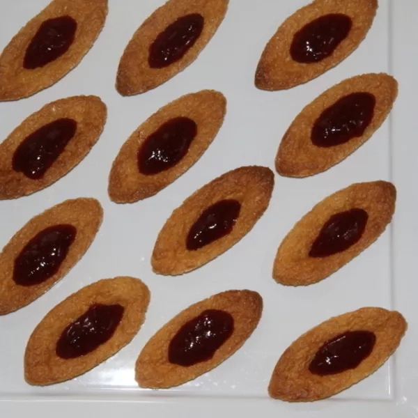 Barquettes à la confiture de fraises