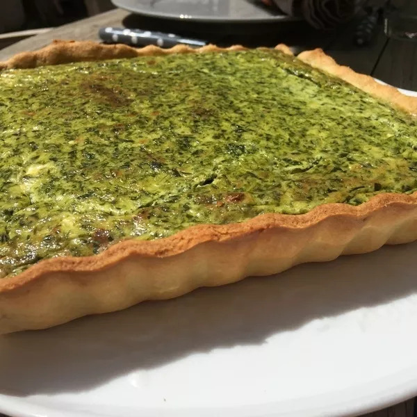 Tarte aux épinards et à la féta