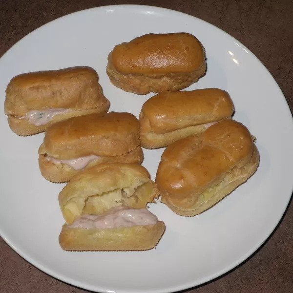 Mini éclairs aux rillettes de thon