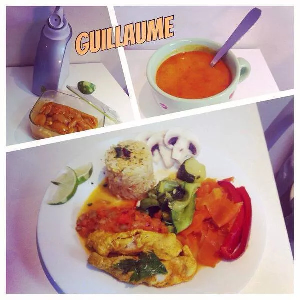 Poulet au curry thaï et ses légumes! 