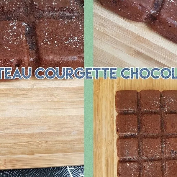 GATEAU COURGETTE CHOCOLAT AVEC I COOK'IN