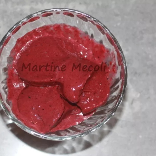 Yaourt glacé aux fruits rouges sans cook'in