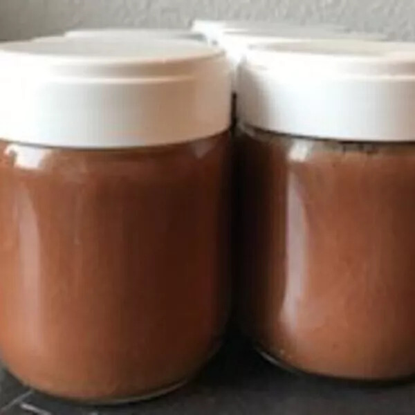 Crèmes dessert bananes coco chocolat, vegan, sans oeuf, sans lait