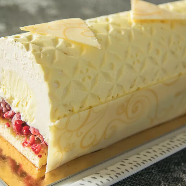 Bûche citron framboise (Laponie)