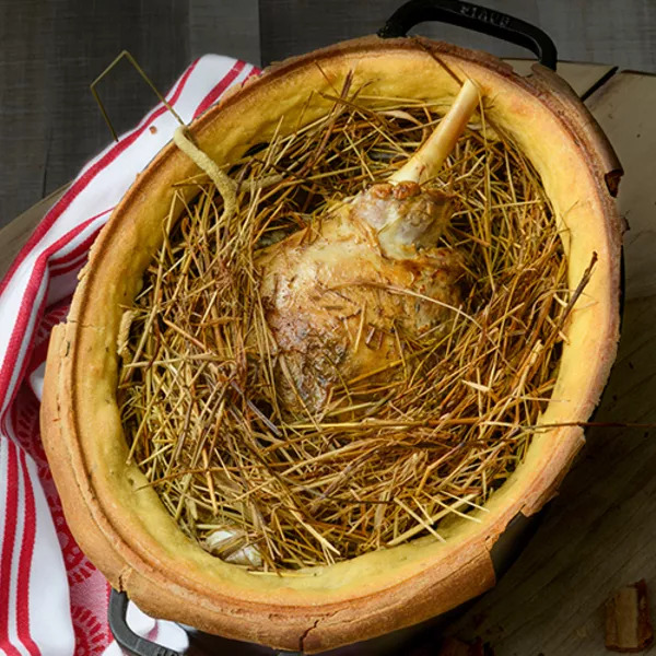 Gigot au foin