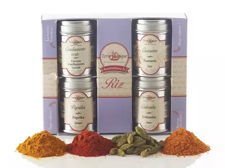 Coffret 4 épices "Aromatisez le riz" 70 g
