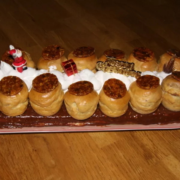 Bûche revisitée façon choux