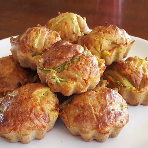 MES MUFFINS AUX COURGETTES