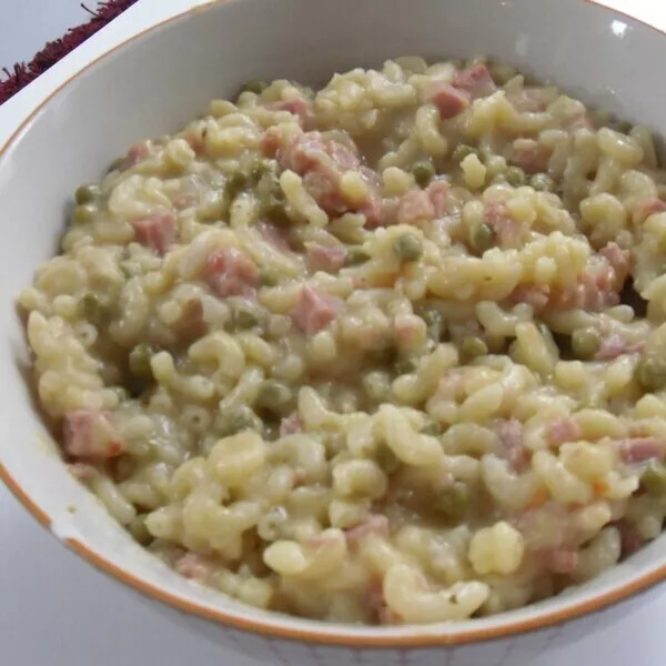 Coquilleto jambon petit pois