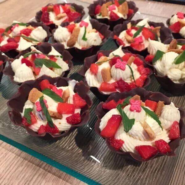 Crème pâtissière (250 mL de lait) 