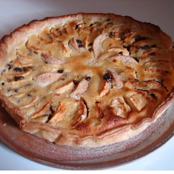 Tarte pomme-poire à la crème amande