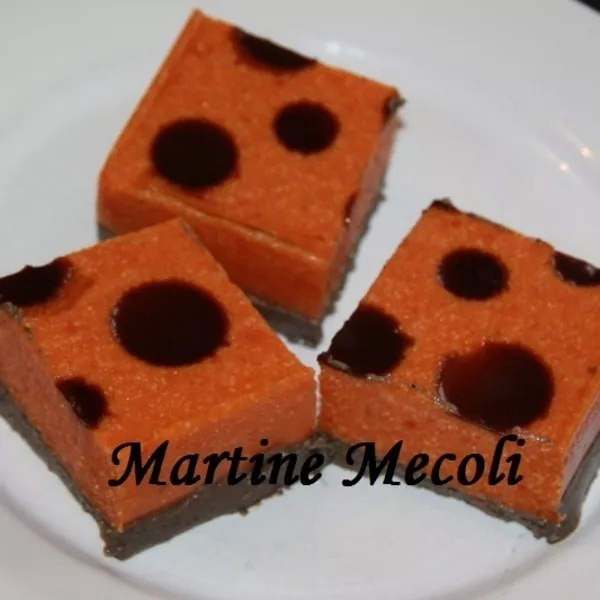 Polenta aux olives noires et concassé de tomates 