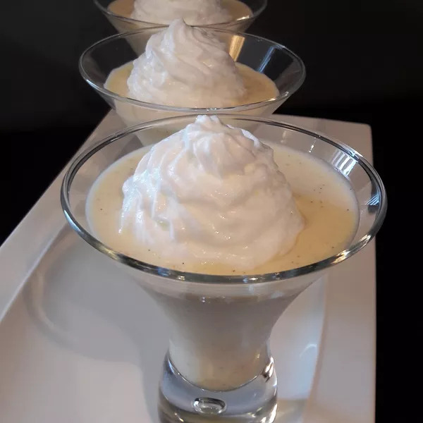 Crème Anglaise et ses Iles flottantes vapeur