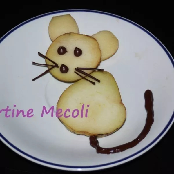 Poires souris sans cook'in