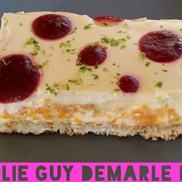 Entremet Mangue - coco de Julie MH (moule carré)