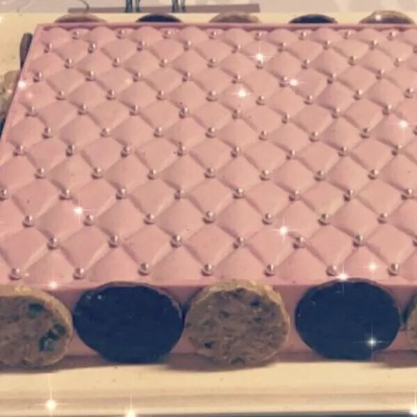 Entremet Framboises Pistache