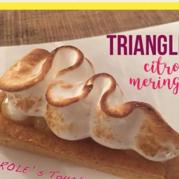 TRIANGLES MOELLEUX CITRON MERINGUES