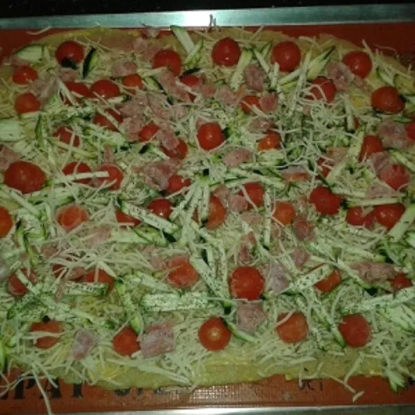 Tarte fine minute, genre pizz'