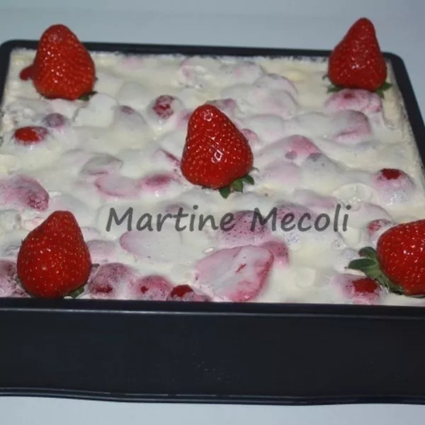Tiramisu aux fraises sans cook'in