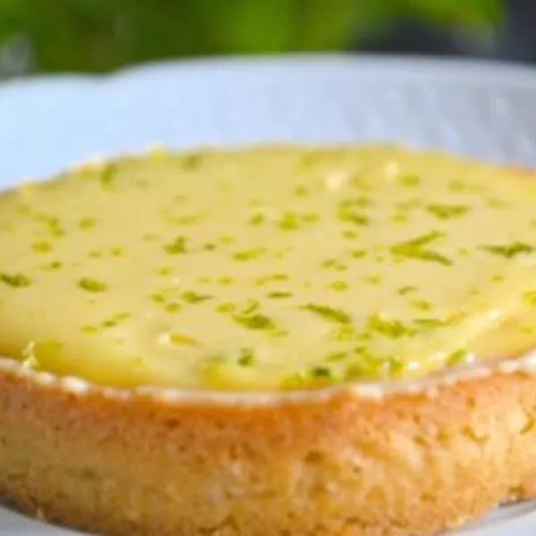 Tarte sablée citron basilic