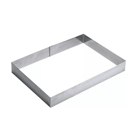 Cadre Rectangulaire inox pour 8/10 parts