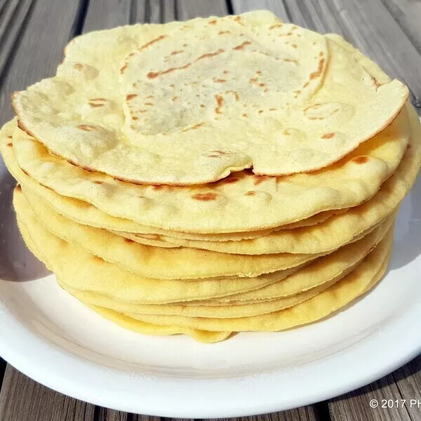 Galette tortillas au blé et au maïs