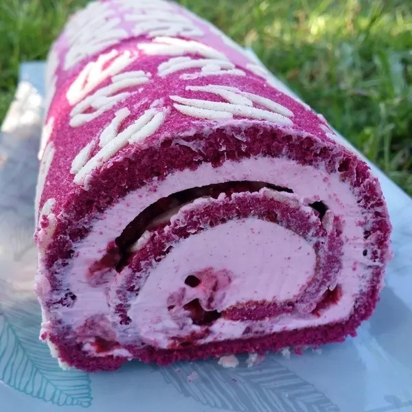 Roulé Girly aux framboises