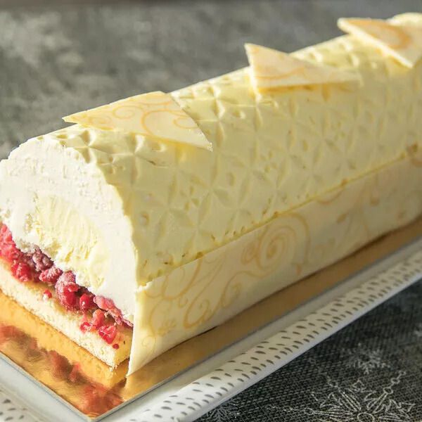 Bûche citron framboise sans i-Cook'in