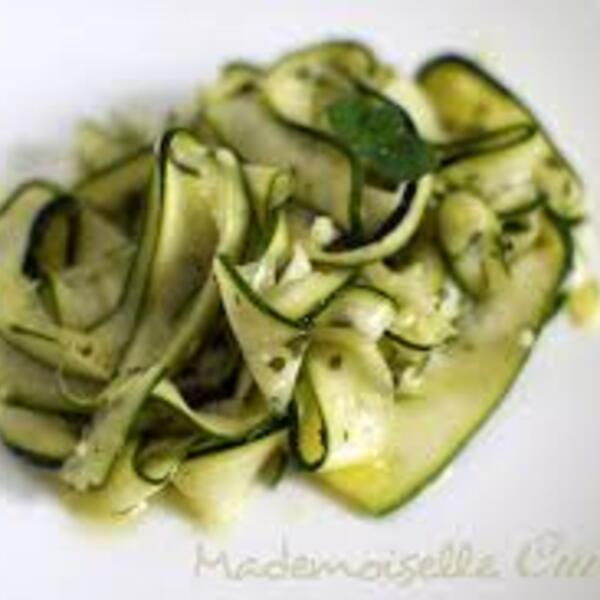 Tagliatelles  de courgettes
