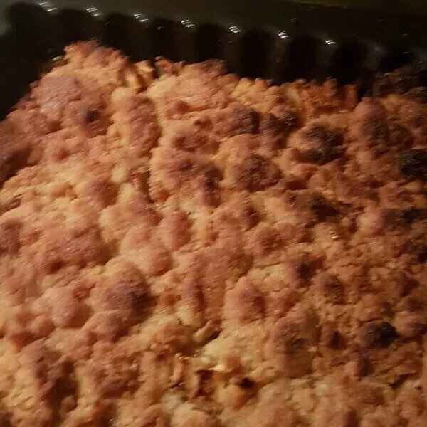 CRUMBLE AUX POMMES AVEC I COOK IN