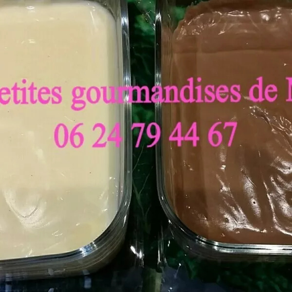 Crèmes Dessert vanille chocolat comme une Danette