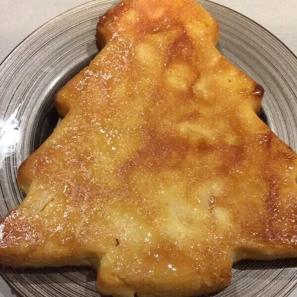 Moelleux aux pommes et caramel au beurre salé