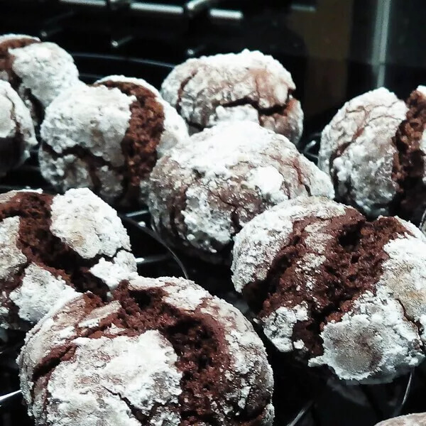 Crinkles au chocolat