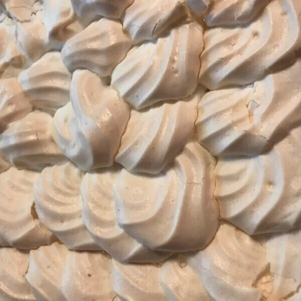 Gâteau  rhubarbe meringue