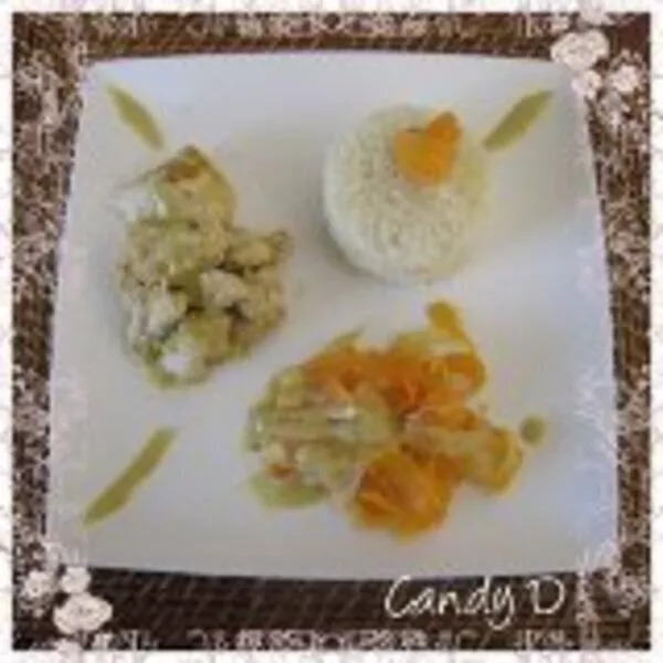 Poulet au curry et ses légumes racines