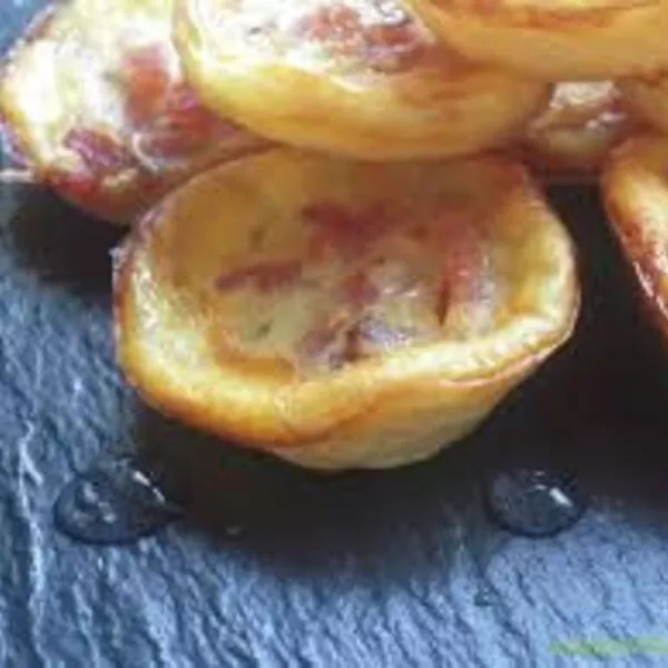 Mini quiches sans pâte