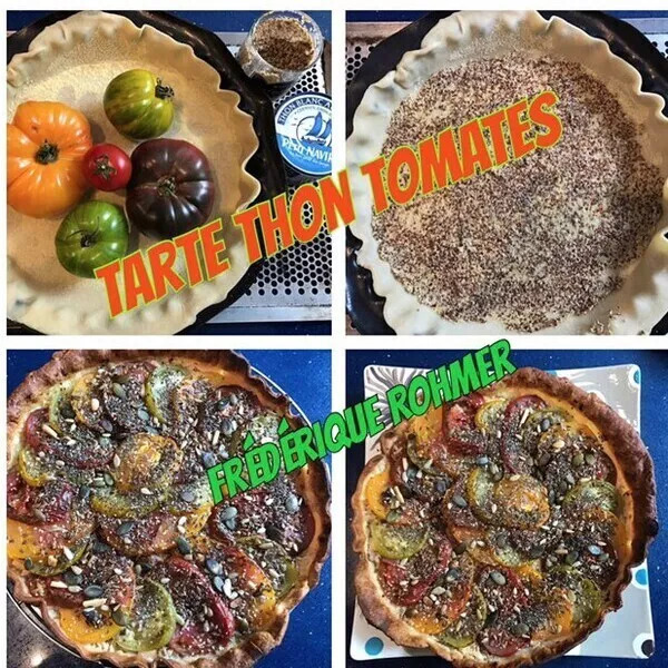 tarte légère thon tomates 