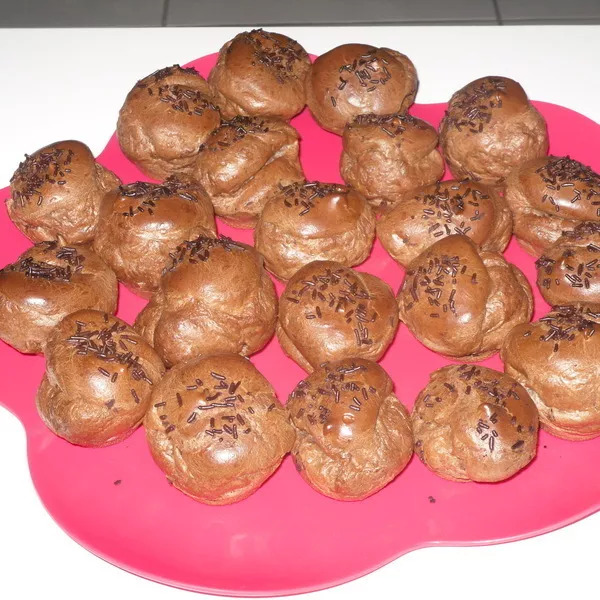 Chouquettes tout chocolat (empreintes tartelettes silform)