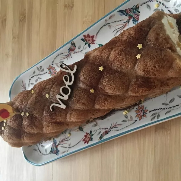 Bûche chocolat orange