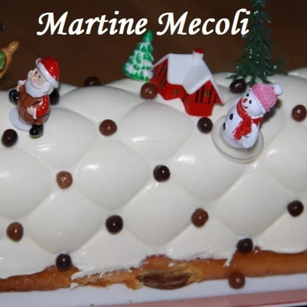 Bûche Blanche-Neige