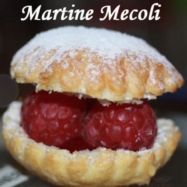 Feuilletés à la framboise sans cook'in