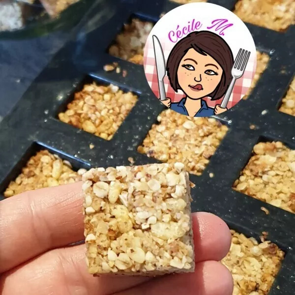 Mini cubes amandes/noisettes